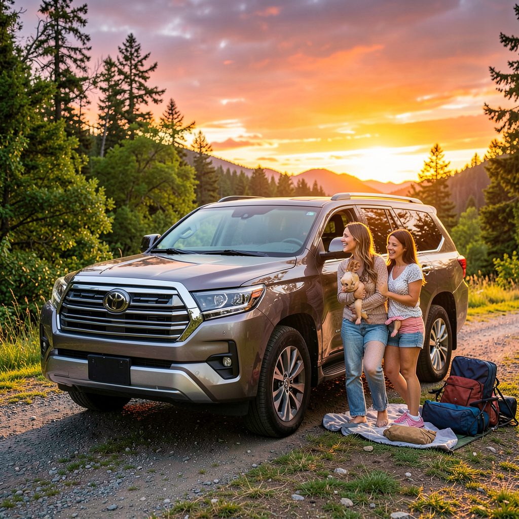 Vue intérieure spacieuse de la 2023 Toyota Sequoia, idéale pour les familles. #SellerieVoiture