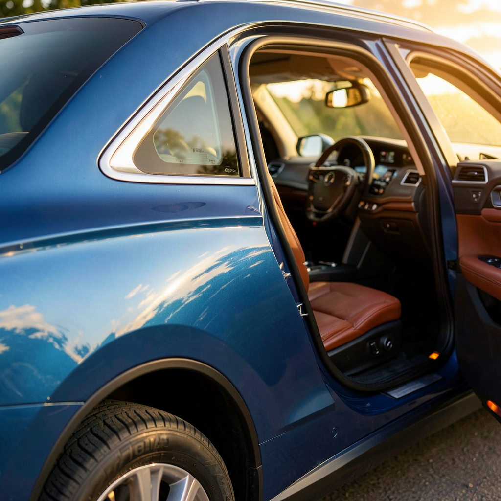 Intérieur du SUV Volkswagen Atlas Cross Sport SEL Premium, sièges ergonomiques avec écrans de bord, commandes intuitives pour les fonctionnalités technologiques.