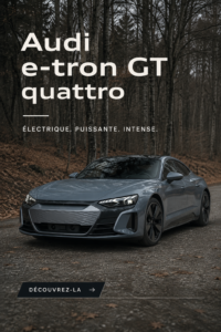 Audi e-tron GT quattro, une berline électrique au design élégant
