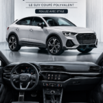 Audi Q3 Sportback 2020 en pleine ville, mettant en valeur son design moderne et élégant.