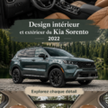 Vue extérieure du Kia Sorento 2022 mettant en avant son design moderne et élégant.