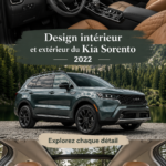 Vue extérieure du Kia Sorento 2022 mettant en avant son design moderne et élégant.