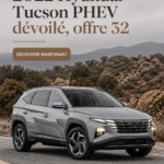 Hyundai Tucson PHEV en stationnement, prêt à l'aventure