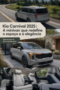Kia Carnival 2025 en exposition, dévoilant son design élégant et spacieux.