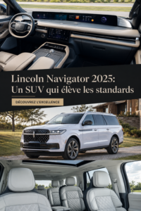 Lincoln Navigator 2025 présenté sur une route panoramique, mettant en valeur son design élégant et luxueux.