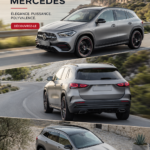 Vue de la nouvelle Mercedes-Benz GLA 2021, un modèle élégamment conçu.