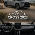 Vue extérieure du Toyota Corolla Cross 2023, un SUV moderne et élégant.