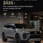Toyota Corolla Cross 2025 en exposition avec un design moderne