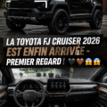 Le nouveau Toyota FJ Cruiser 2026 sur un terrain d'aventure, alliant élégance et robustesse.