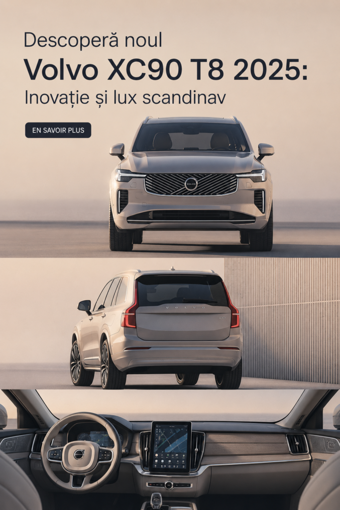 Volvo XC90 T8 2025, un SUV alliant luxe et innovation