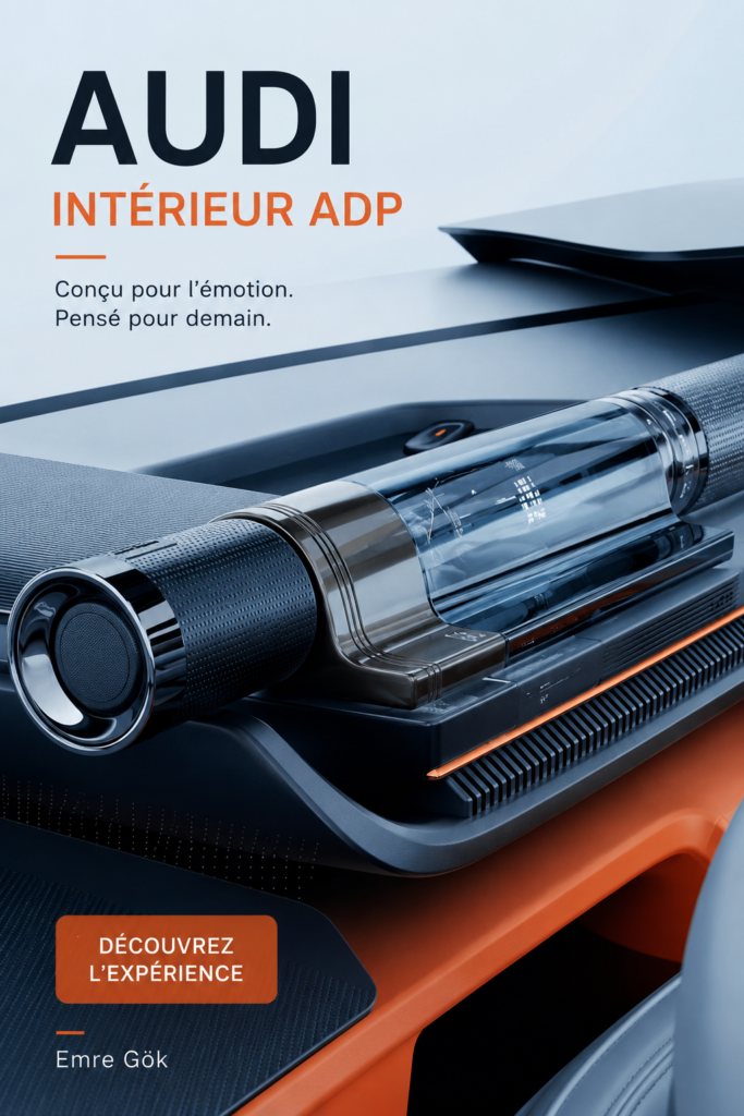 L'intérieur élégant et moderne de l'Audi ADP, mettant en avant son design raffiné.