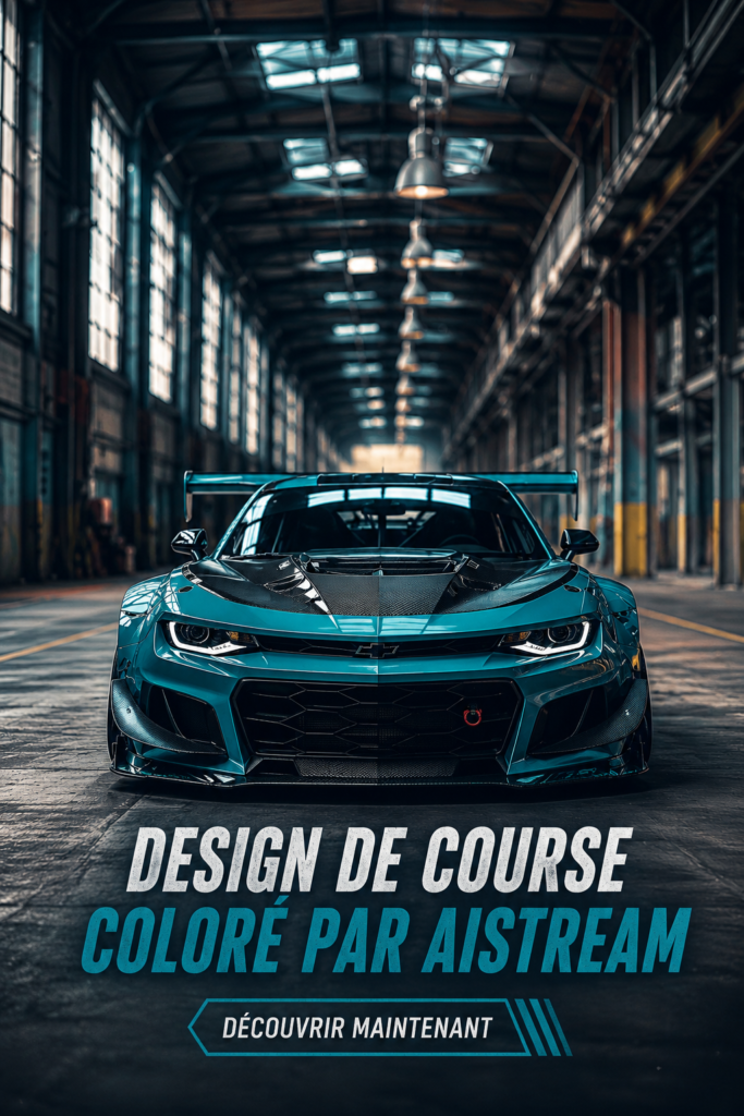 Un design coloré de voiture qui attire l'attention