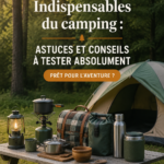 Un groupe de femmes discutant autour d'un feu de camp pendant un séjour de camping.