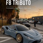 La Ferrari F8 Tributo, une voiture de sport alliant élégance et puissance.