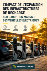 Une station de recharge pour véhicules électriques avec plusieurs bornes accessibles.