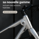 Une nouvelle moto BMW hybride sur une route panoramique, représentant l'innovation et la performance.