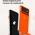 Smartphone Rabbit R2 sur fond neutre, mettant en avant ses caractéristiques modernes