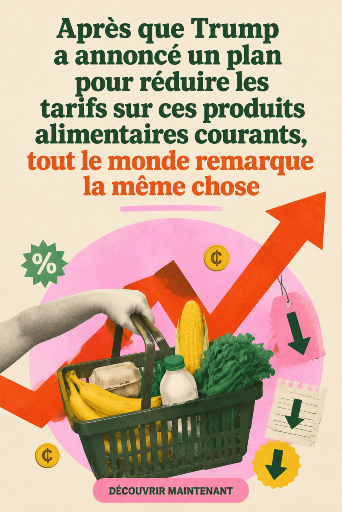 Panier de courses rempli de produits frais, symbolisant des économies sur les courses.