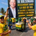 Manifestation de soutien à Jair Bolsonaro au Brésil.