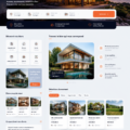 Thème Vedoo de WordPress pour site immobilier, élégant et moderne