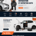 Site web automobile avec le thème Karon sur WordPress.