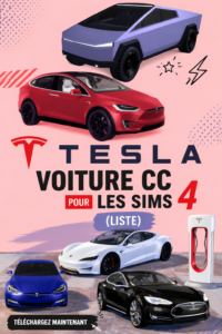 Image d'un Sim conduisant une voiture Tesla dans un environnement de simulation ludique.