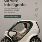 Image représentant une smart city, illustrant un environnement urbain moderne et connecté.