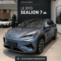La BYD SEALION 7, une belle voiture électrique aux courbes modernes.