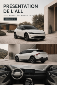 Kia EV6 100% électrique au design moderne sur route
