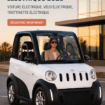 Un véhicule électrique moderne garé dans un environnement urbain