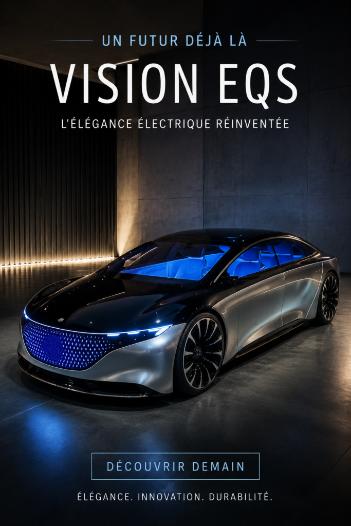 Mercedes-Benz VISION EQS, une voiture électrique alliant luxe et innovation