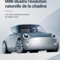 Concept de la nouvelle MINI électrique, showcasing son design moderne et élégant.