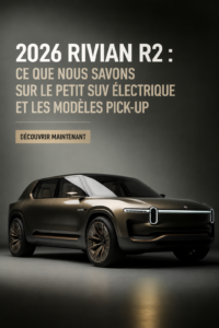 Rivian R2, le nouveau SUV électrique, futuriste et stylé.