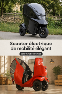 Femmes utilisant des scooters électriques stylés en milieu urbain.