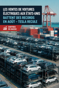 Ventes de voitures électriques en hausse aux États-Unis, montrant un marché dynamique.