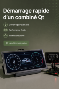 Femme utilisant un ordinateur avec une connexion Internet rapide à la maison.