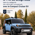 Toyota Compact Cruiser EV en exposition, un modèle au design moderne et innovant.