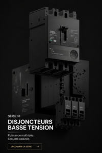 Disjoncteur basse tension iF Design installé dans un intérieur moderne