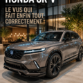 Vue extérieure du Honda CR-V 2026, un SUV moderne et élégant.
