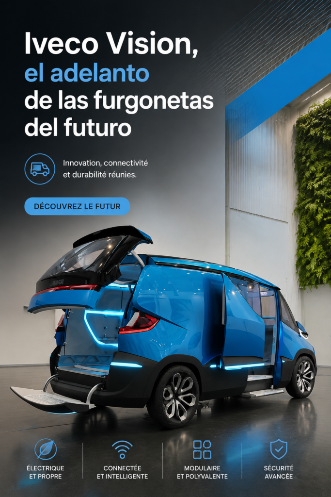 Iveco Vision, une fourgonnette innovante au design futuriste