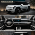 KIA EV9 2024, SUV électrique avec design moderne et innovations technologiques.