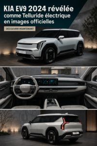 KIA EV9 2024, SUV électrique avec design moderne et innovations technologiques.