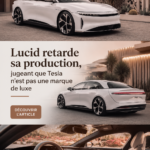 Lucid Motors et ses modèles électriques innovants exposés dans un salon automobile