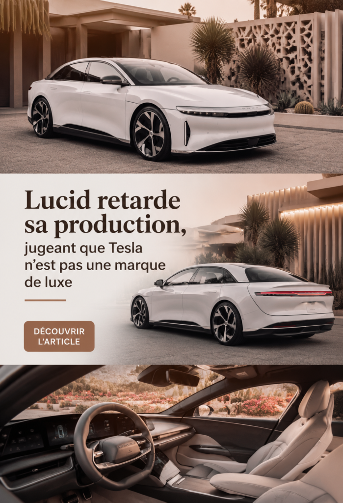 Lucid Motors et ses modèles électriques innovants exposés dans un salon automobile