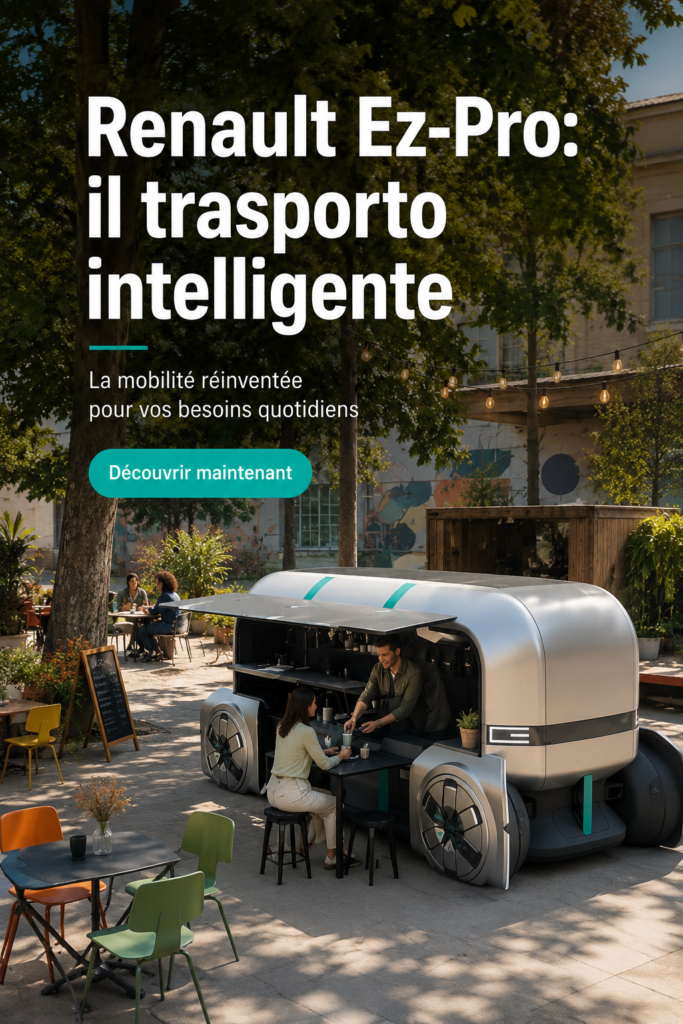 Renault Ez-Pro, un véhicule de transport intelligent et électrique