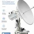 Illustration d'un événement avec un système wifi sans fil efficace, rassemblement convivial et connecté.