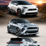 Toyota Yaris Cross au design inspiré des rallyes sur une route