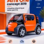 Citroën Ami, une citadine électrique accessible sans permis, en milieu urbain
