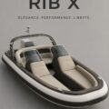 HollandYacht RIB X-Tender en mer, alliant élégance et performance.