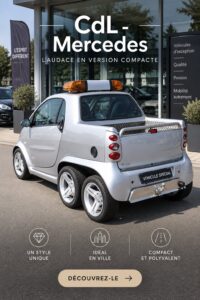 Mercedes EQ se stationne avec élégance, représentant l'avenir de l'automobile électrique.